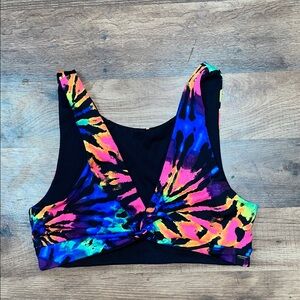 Victoria’s Secret PINK Tie Dye Swim Top